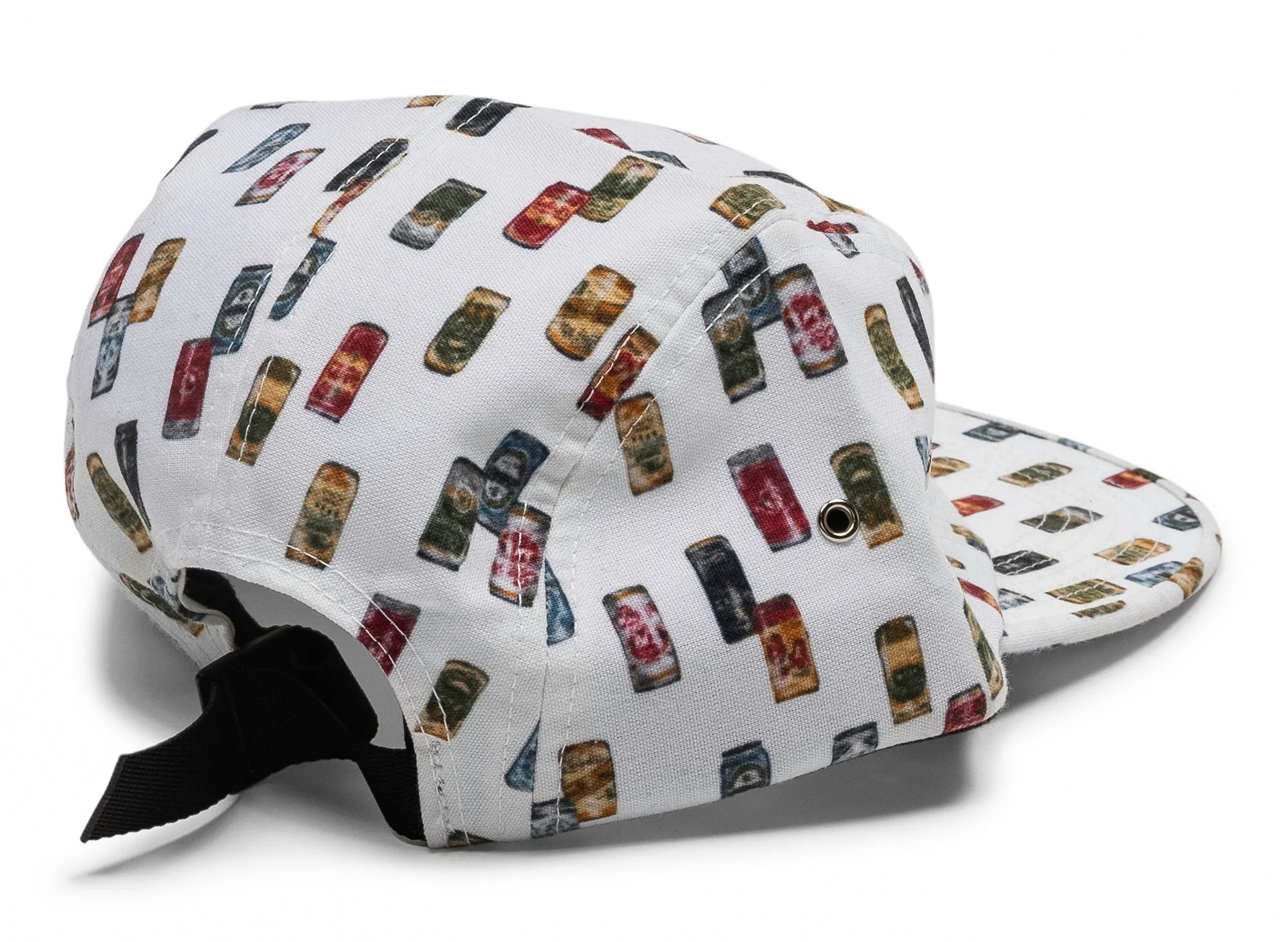 Acapulco Gold Built to Fit AOP Strapback Hat in White xld