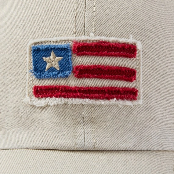 American Flag Tattered Chill Cap