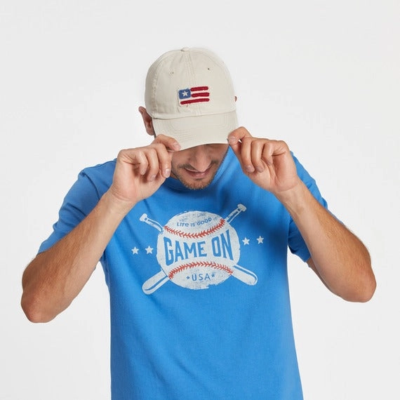 American Flag Tattered Chill Cap