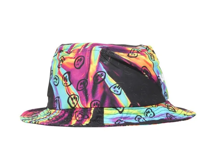 Barrow Tie-Dyed Smiley Patch Bucket Hat