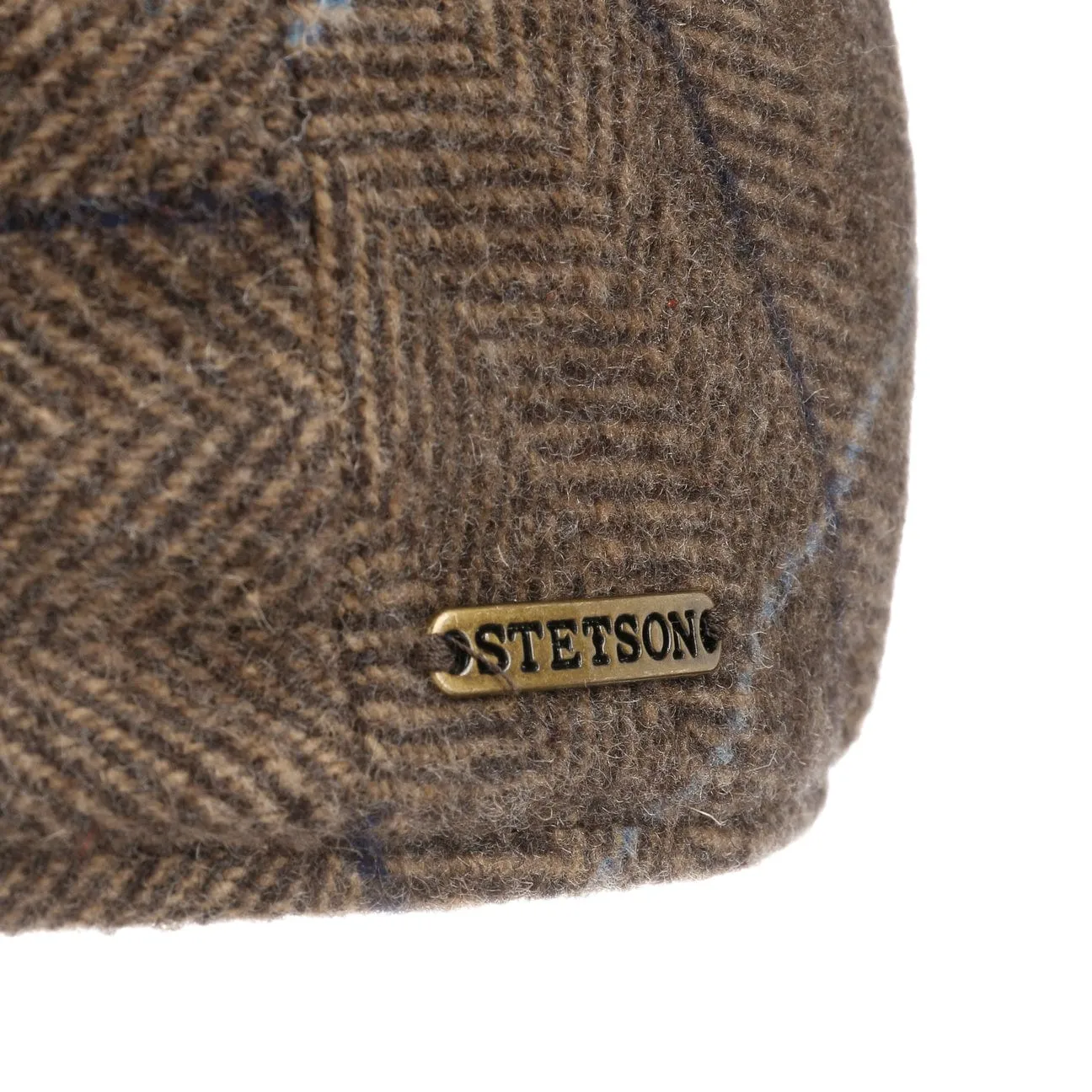 Bendner Driver Wool Flat Cap by Stetson