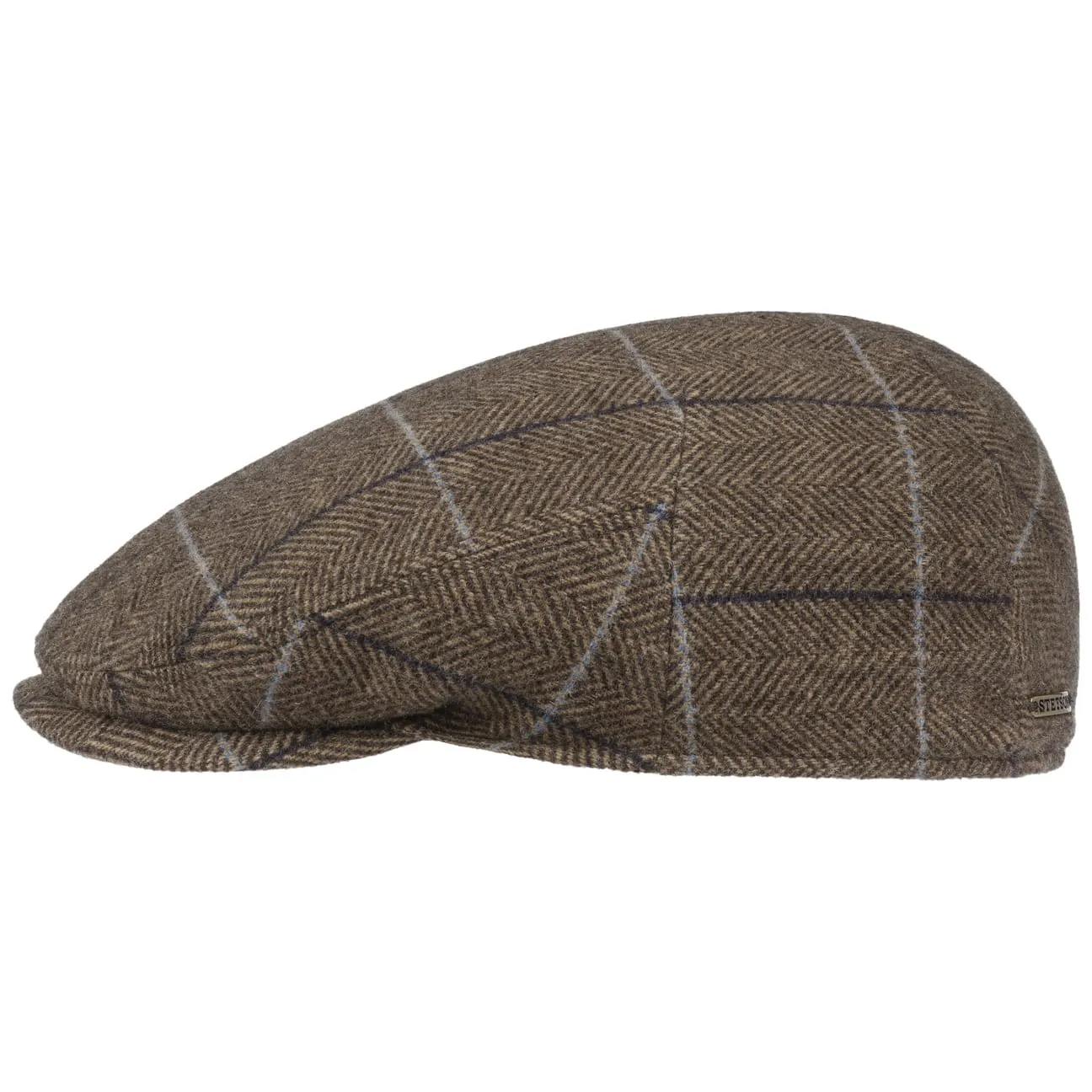 Bendner Driver Wool Flat Cap by Stetson