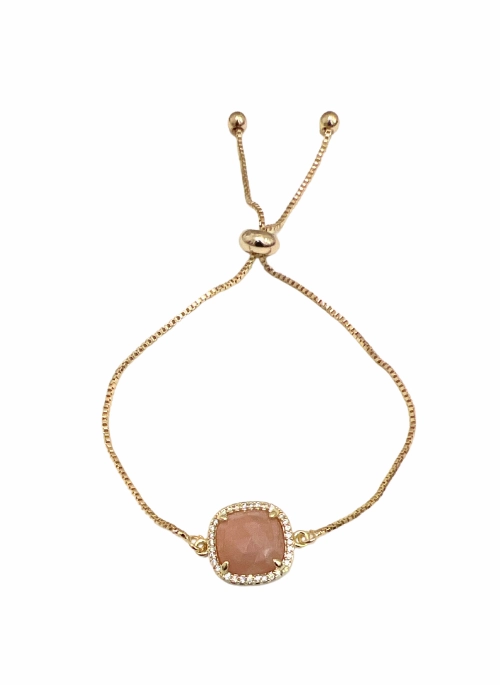 Blakely Adjustable Gemstone Bracelet