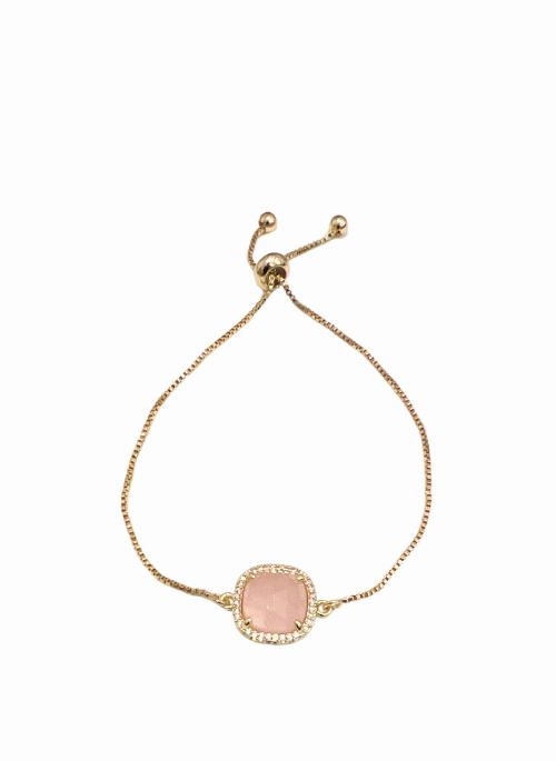 Blakely Adjustable Gemstone Bracelet