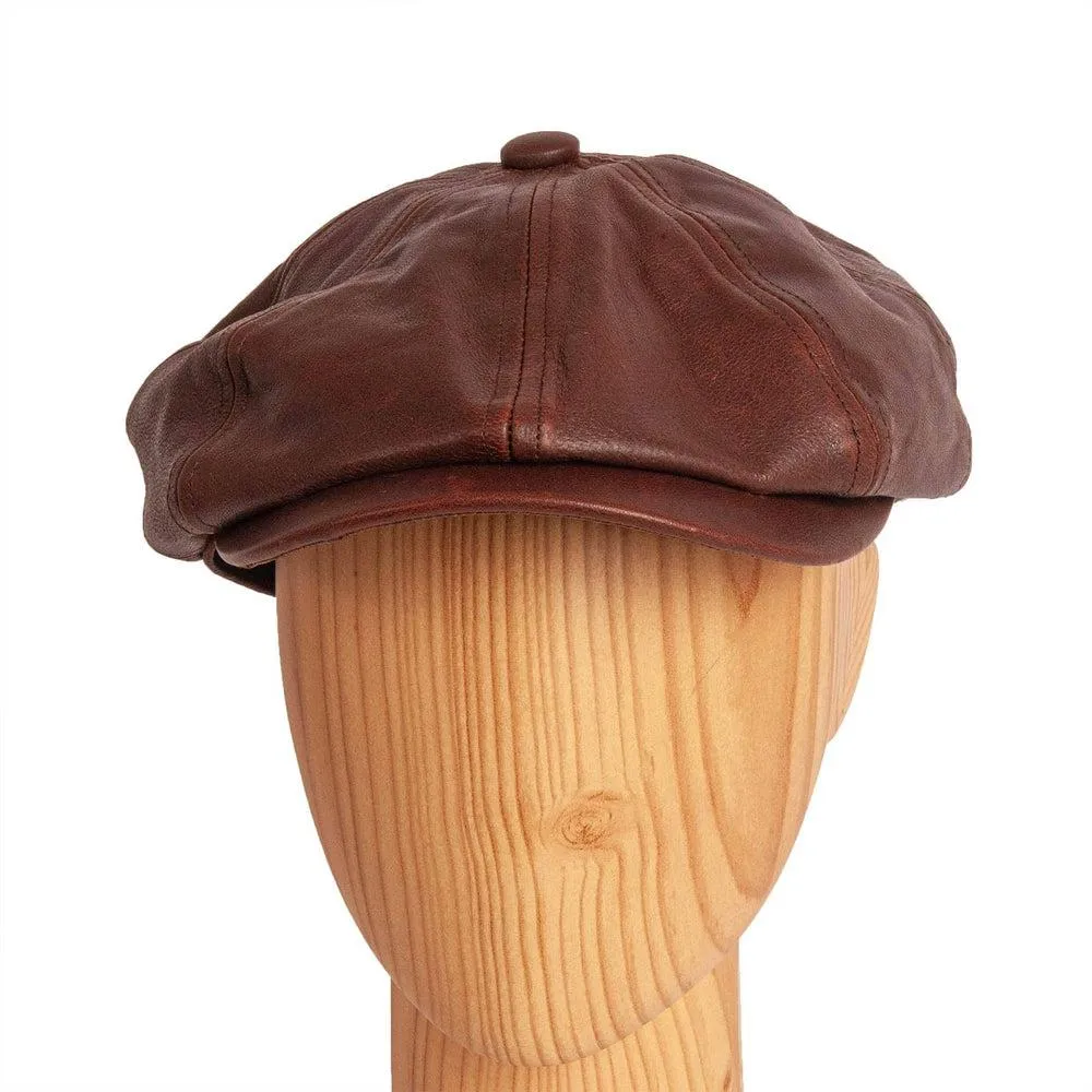 Bourbon St | Mens Leather Cap