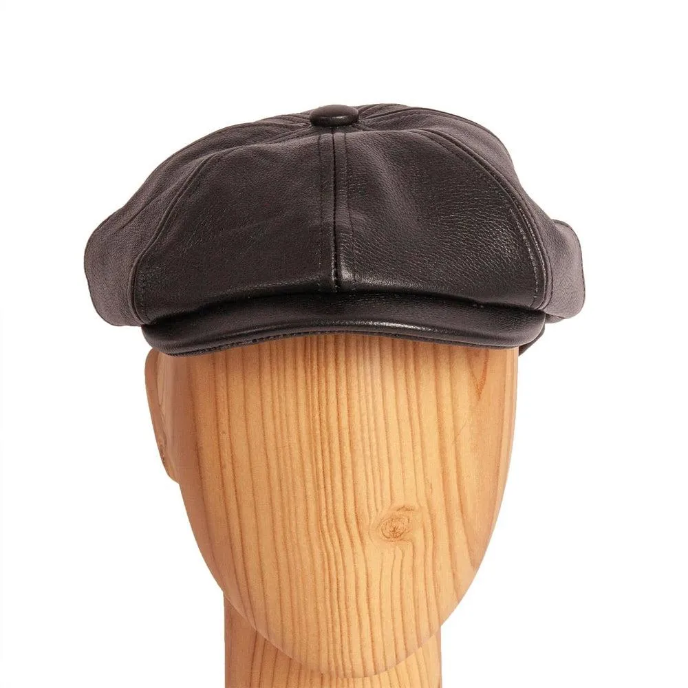 Bourbon St | Mens Leather Cap