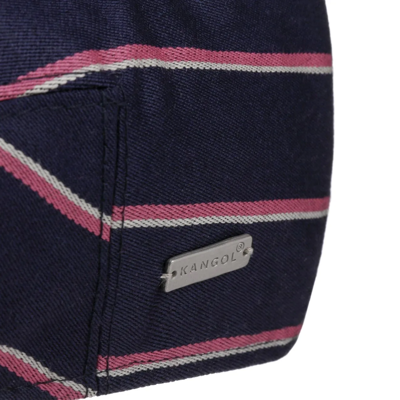 British Peebles Stripes Flat Cap by Kangol