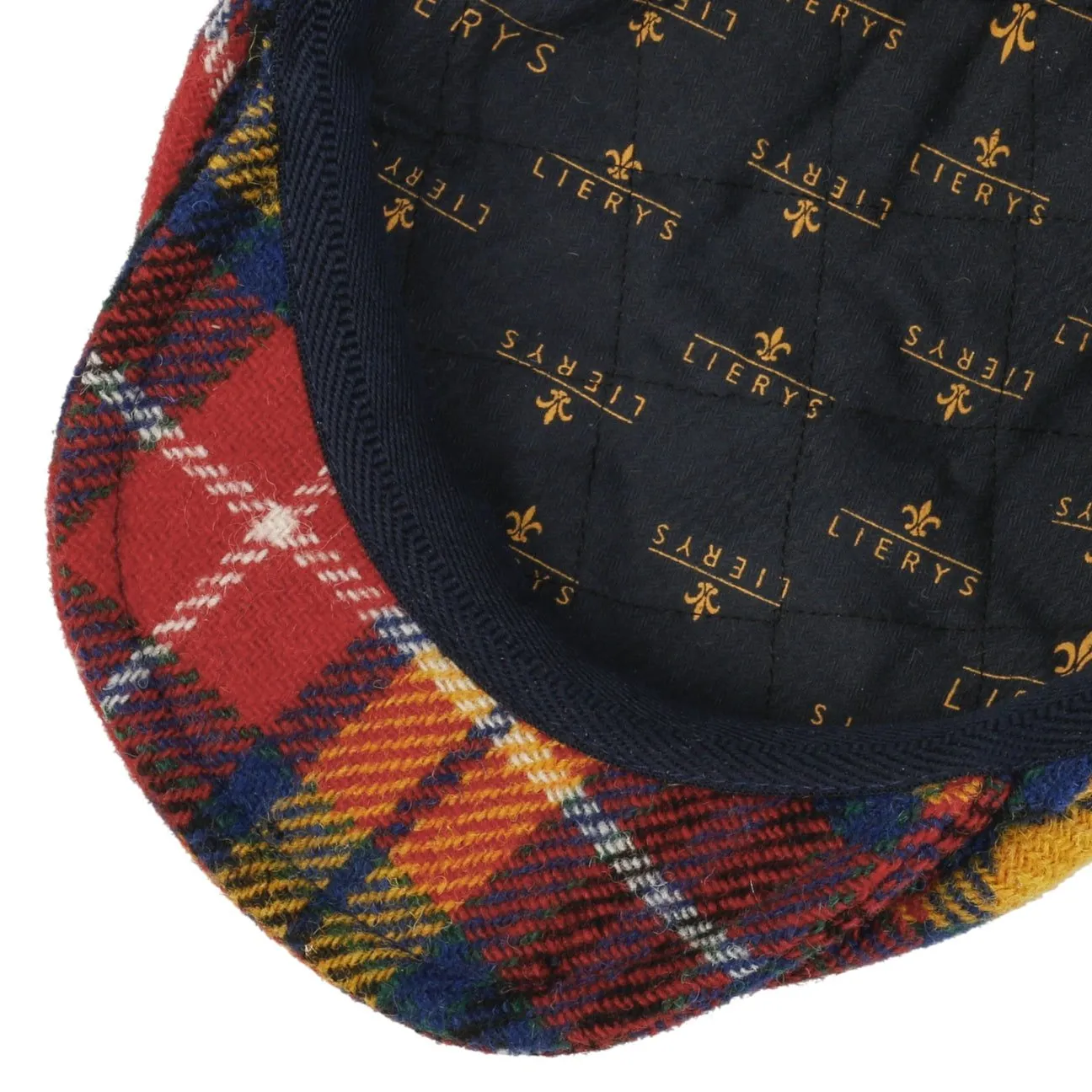 Capri Colour Harris Tweed Flat Cap by Lierys