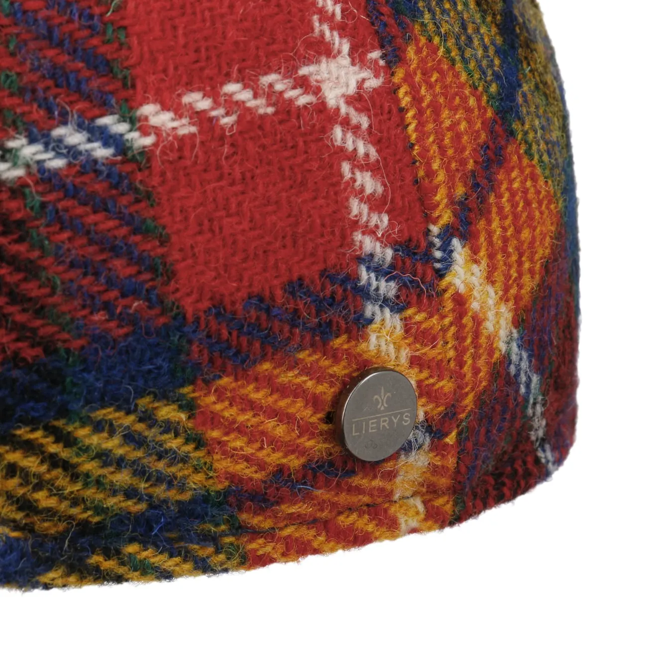 Capri Colour Harris Tweed Flat Cap by Lierys