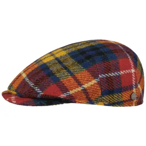 Capri Colour Harris Tweed Flat Cap by Lierys