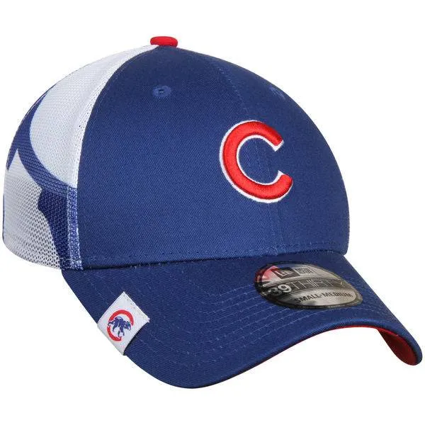 Chicago Cubs Logo Wrapped 39THIRTY Flex Fit Cap