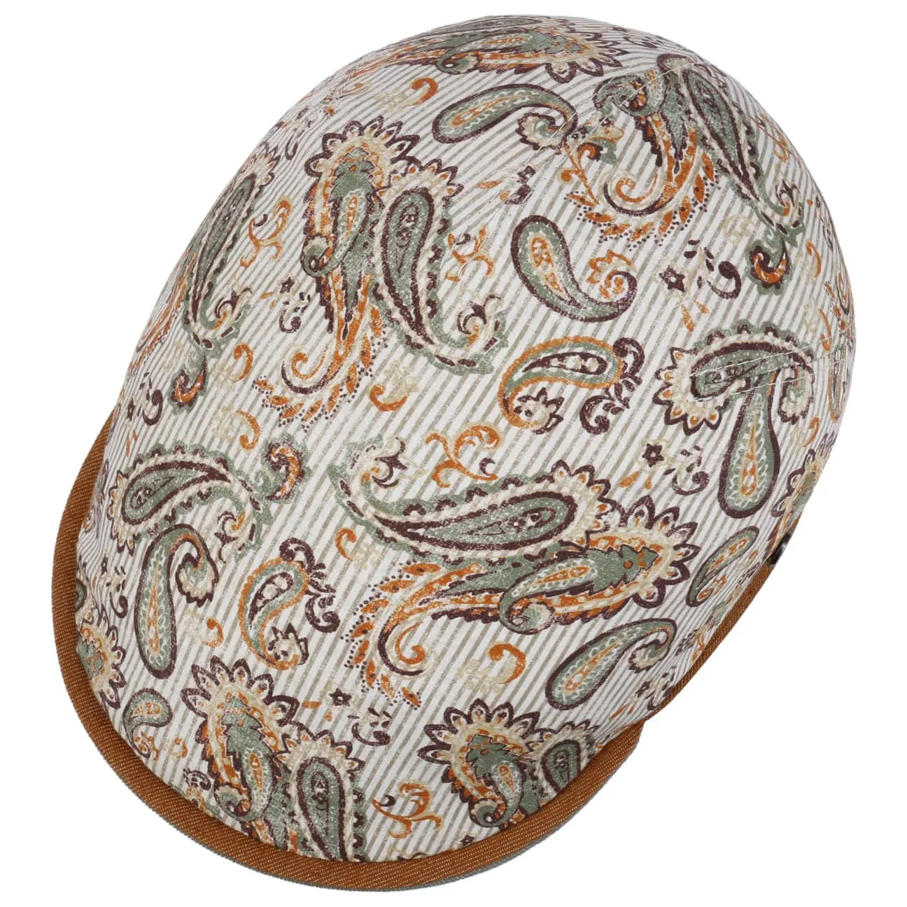 Daron Paisley Flat Cap by Lierys