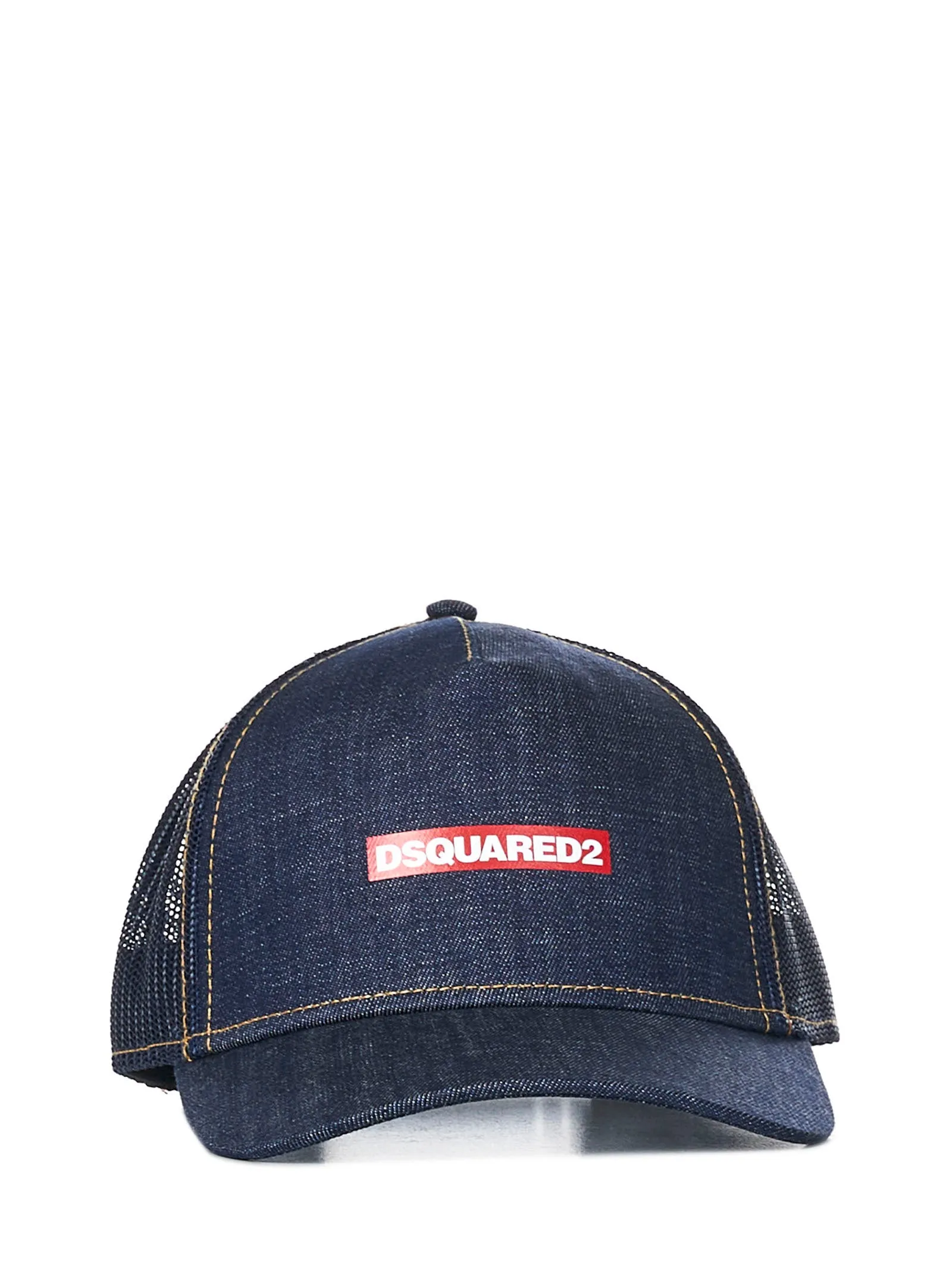 Dsquared2 Logo Printed Denim Cap