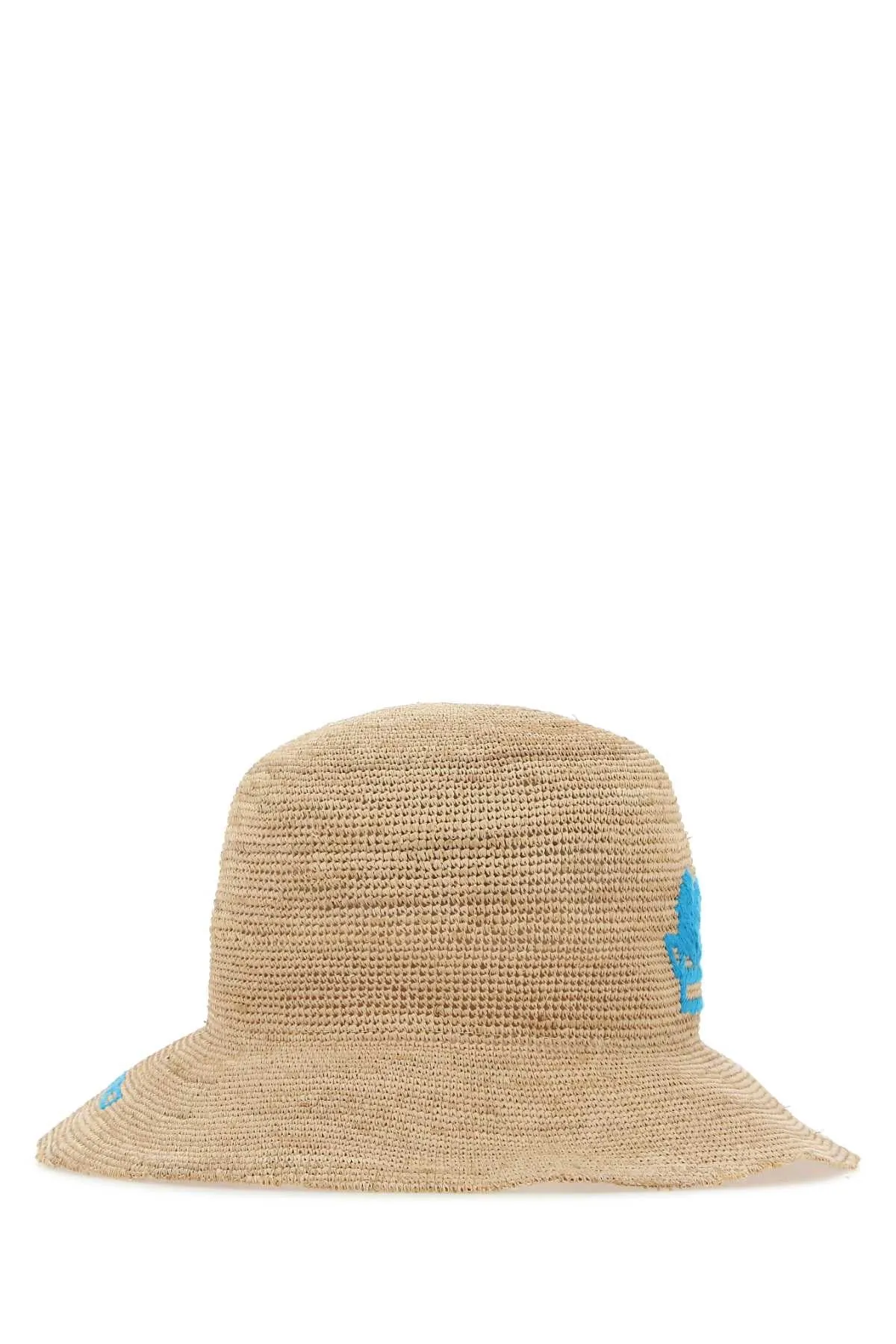 Etro Logo Embroidered Woven Sun Hat