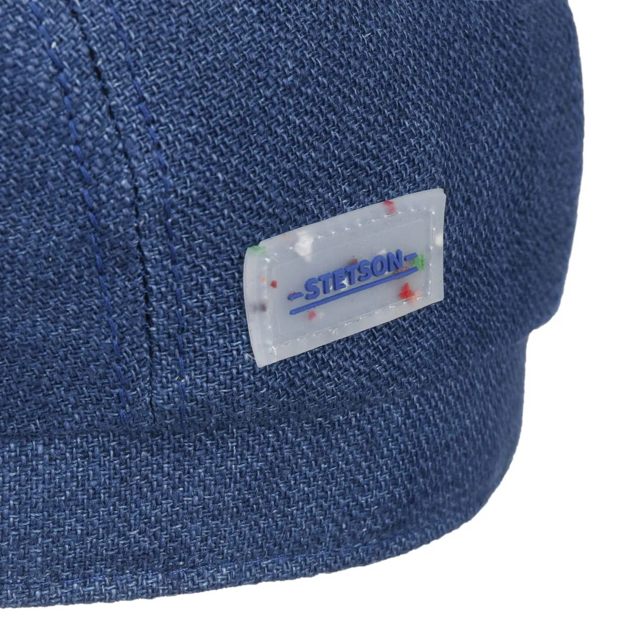 Hatteras Uni Sustainable Linen Flat Cap by Stetson