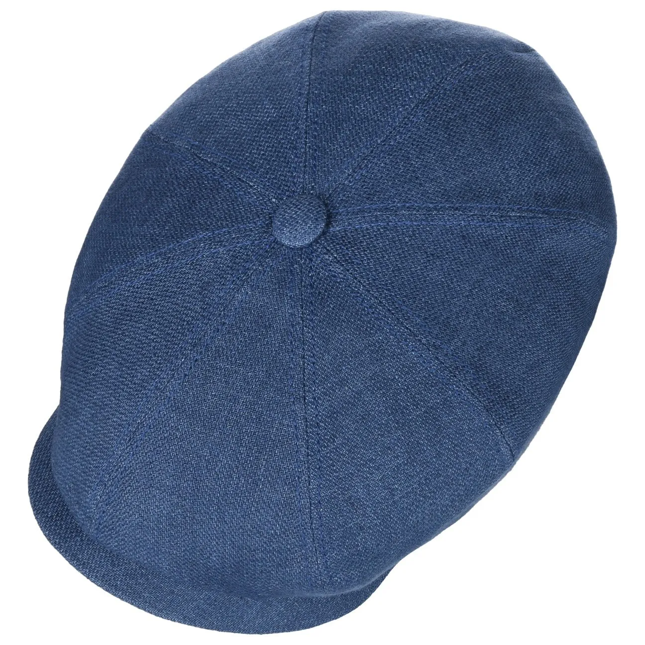Hatteras Uni Sustainable Linen Flat Cap by Stetson