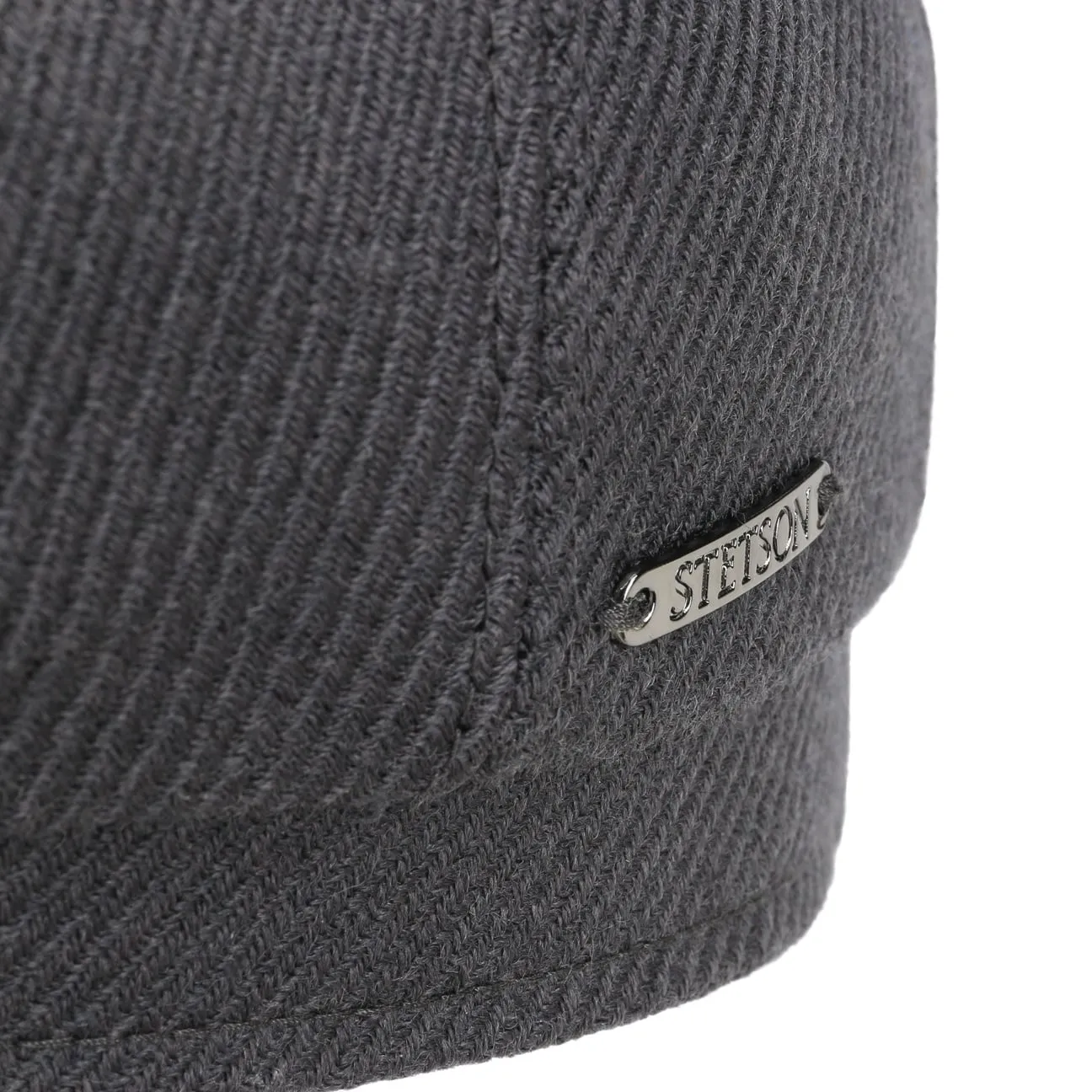 Hatteras Wool Twill Flat Cap by Stetson