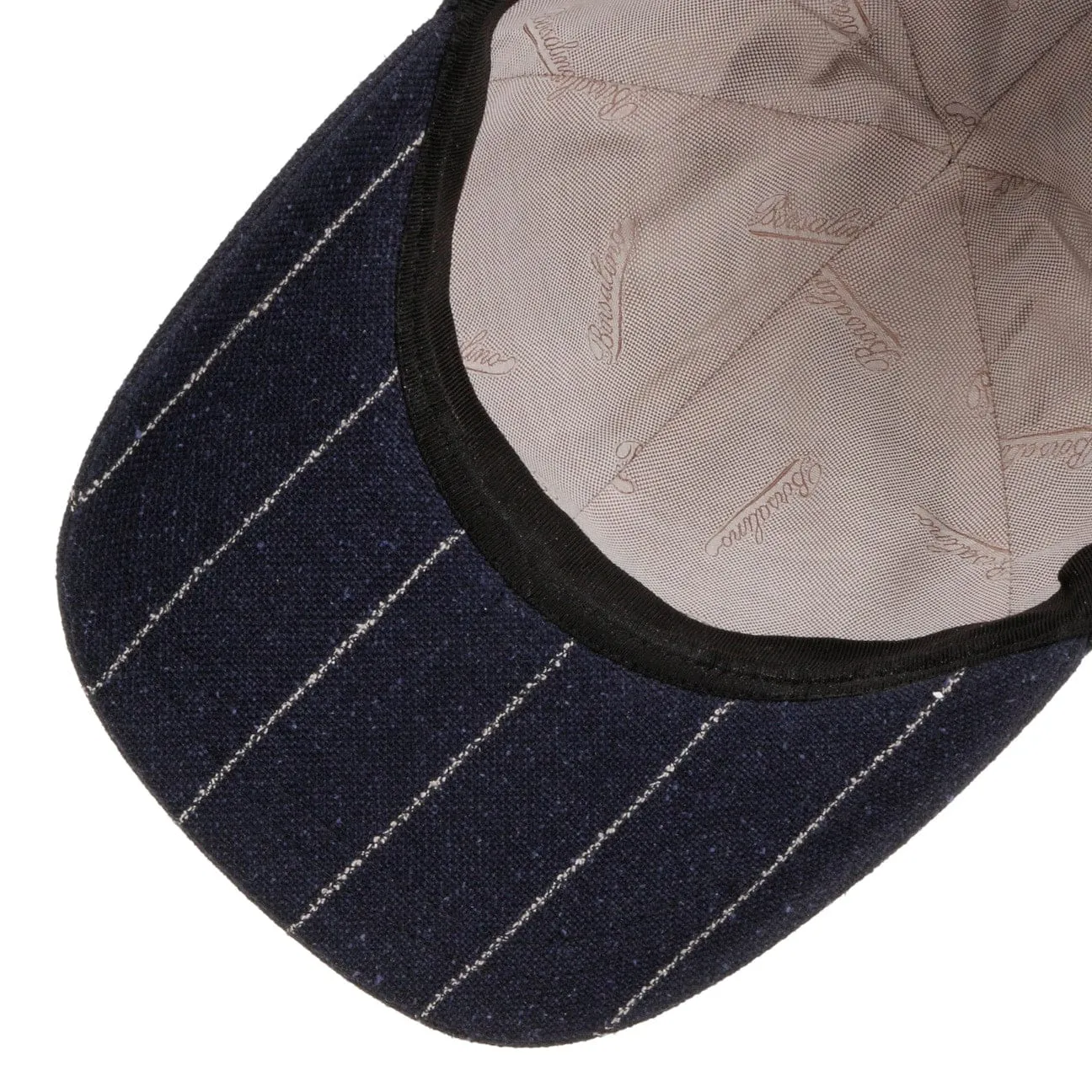Hiker Twotone Stripe Cap by Borsalino