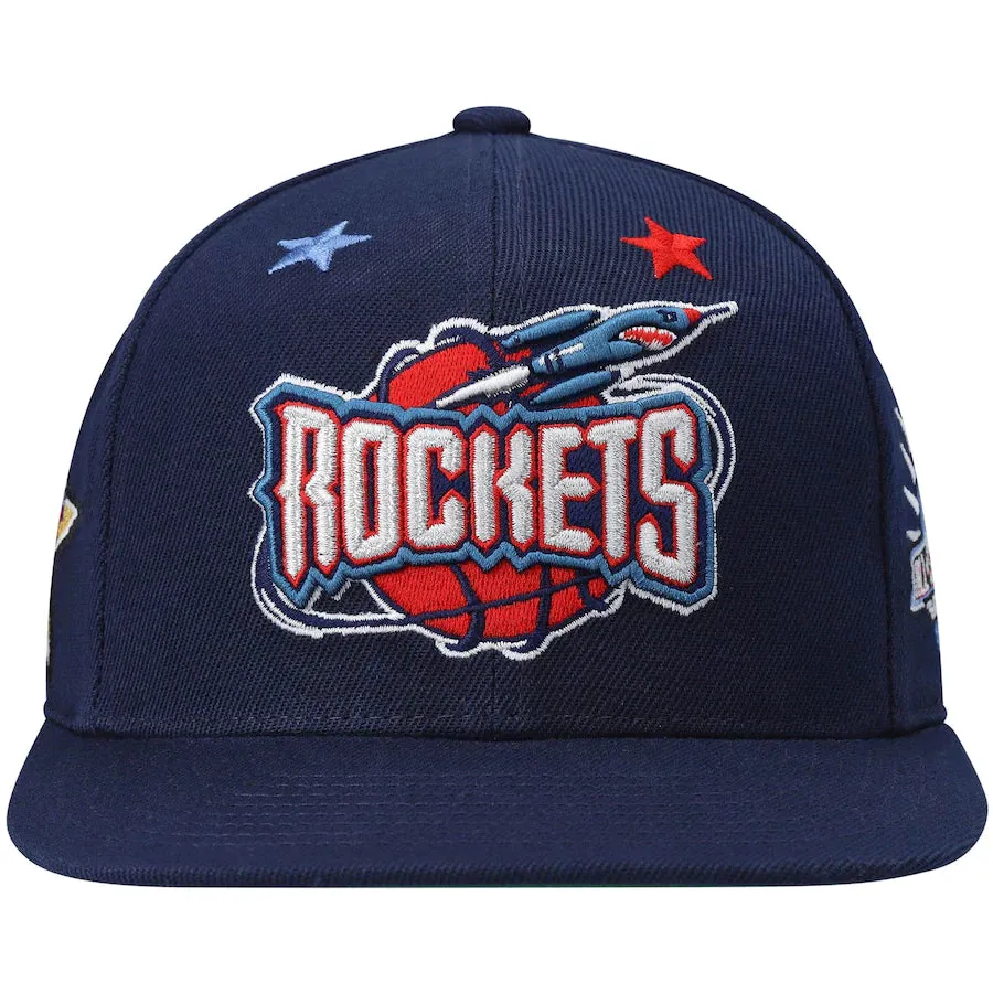 Houston Rockets NBA 97 Top Star HWC Navy Mitchell & Ness Snapback Hat
