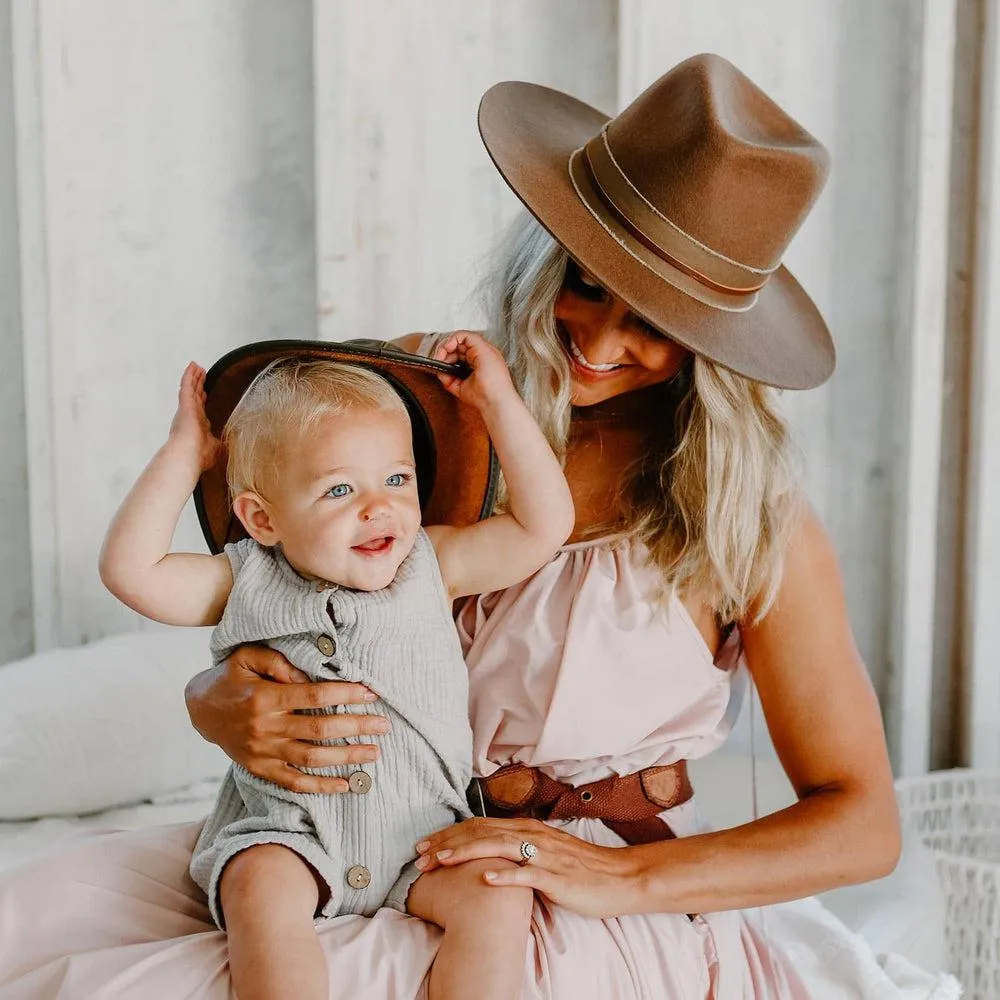 Jawa | Womens Wide Brim Felt Fedora Hat