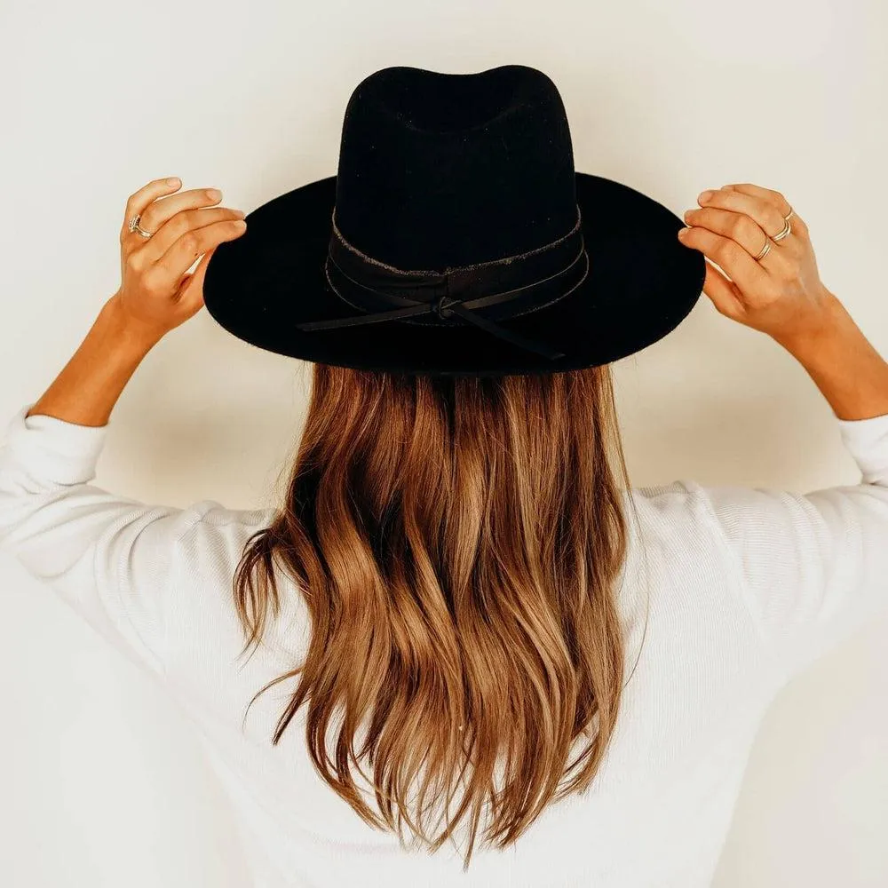 Jawa | Womens Wide Brim Felt Fedora Hat