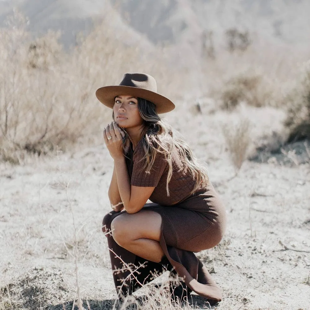 Jawa | Womens Wide Brim Felt Fedora Hat