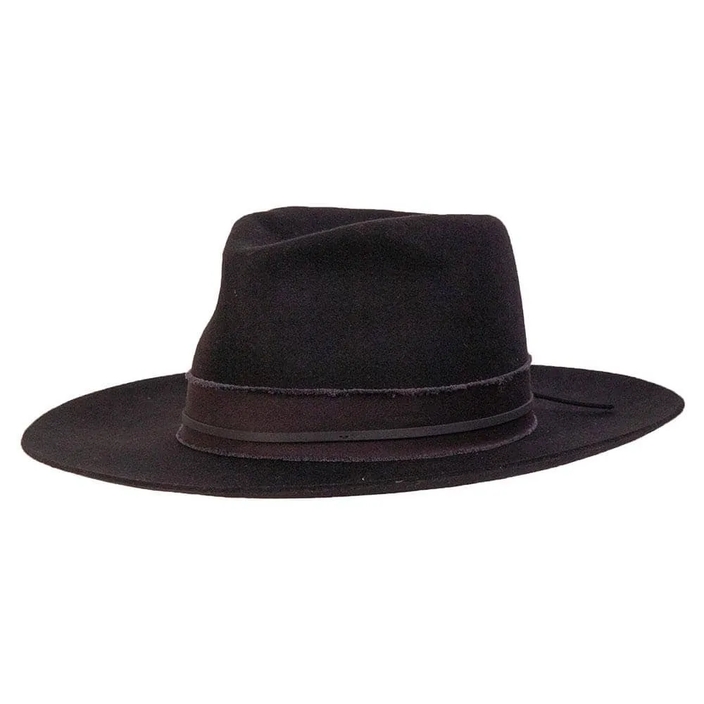 Jawa | Womens Wide Brim Felt Fedora Hat