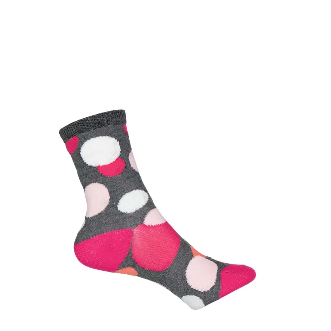 K.Bell - Girls' 8 Pack Mystical Crew Socks (KSGF23H003-08 GYAST)