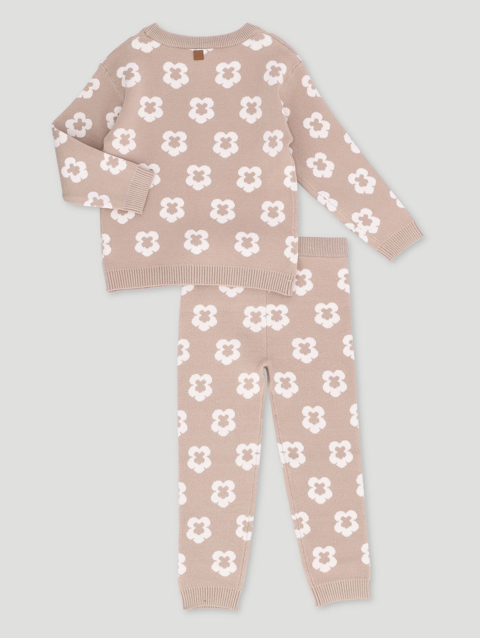 Keedo Girls Floral Knit Set