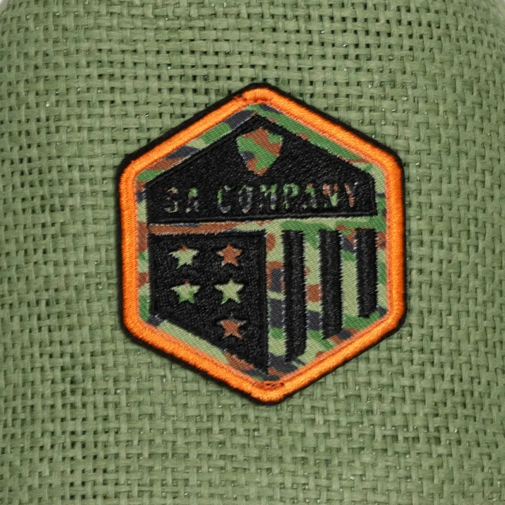 Keys Straw Hat | Basic Military Camo | Olive