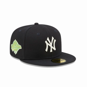 New York Yankees 1996 World Series Fitted Hat 59Fifty Citrus Pop