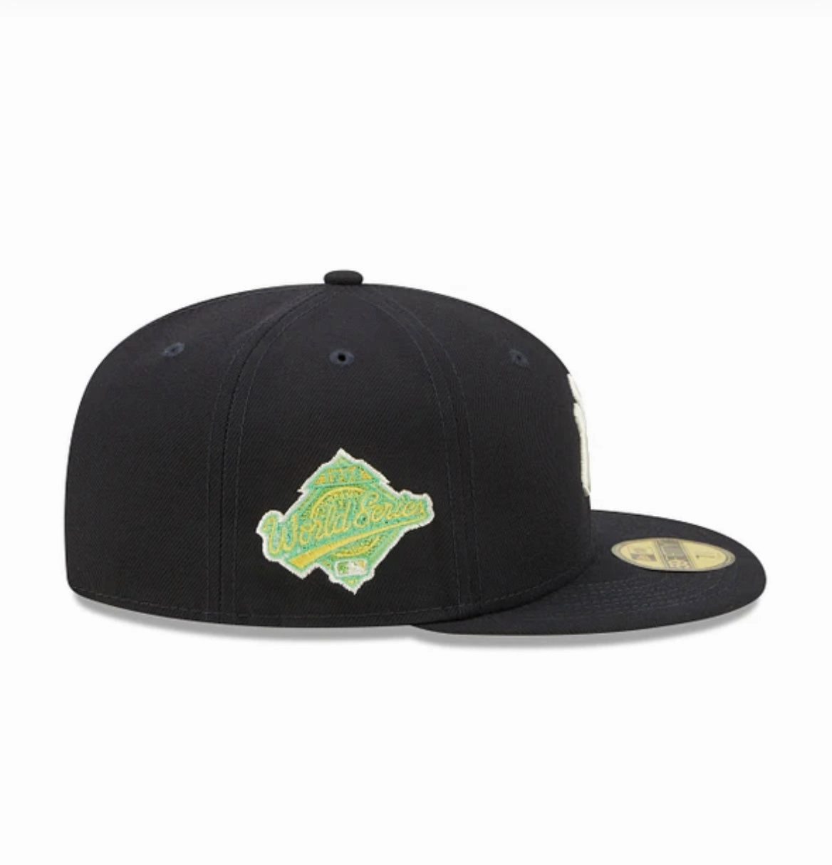 New York Yankees 1996 World Series Fitted Hat 59Fifty Citrus Pop
