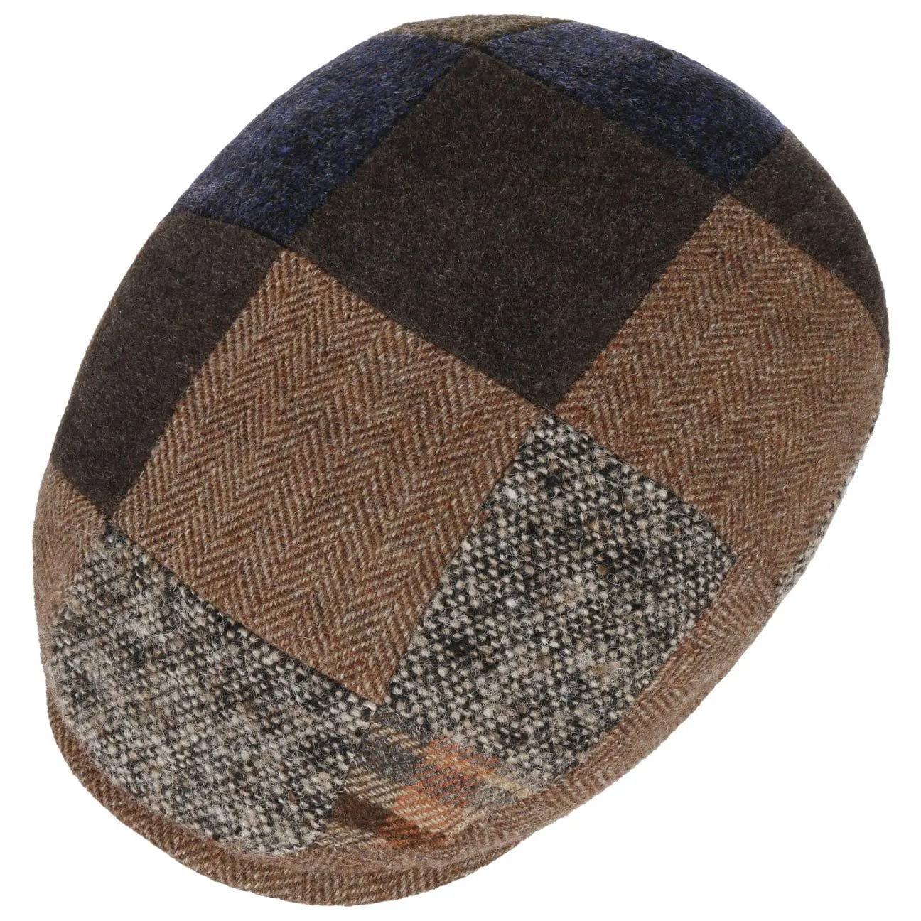 Rafterson Patchwork Flat Cap by Lierys
