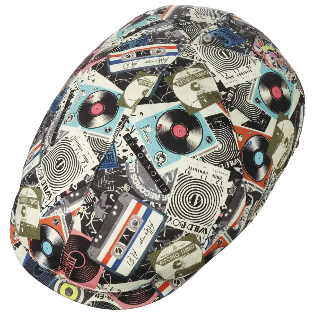 Retro Music Flat Cap by Alfonso D'Este