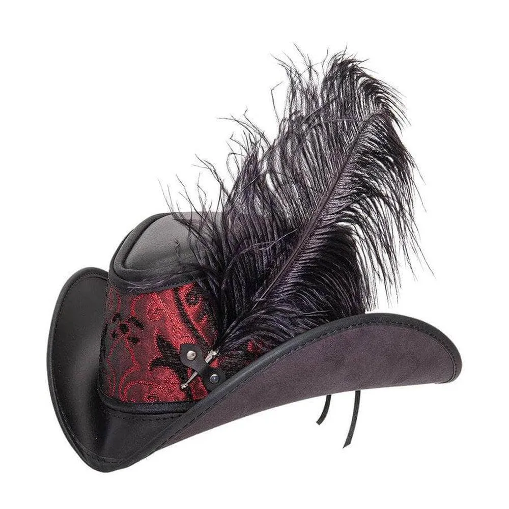 Reversible Ren | Womens Leather Festival Hat