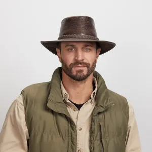Roughneck | Mens Buffalo Leather Outback Hat