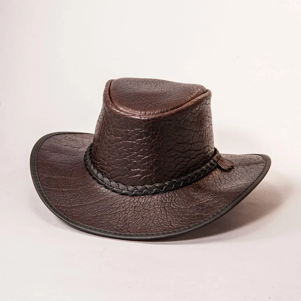 Roughneck | Womens Buffalo Leather Outback Hat