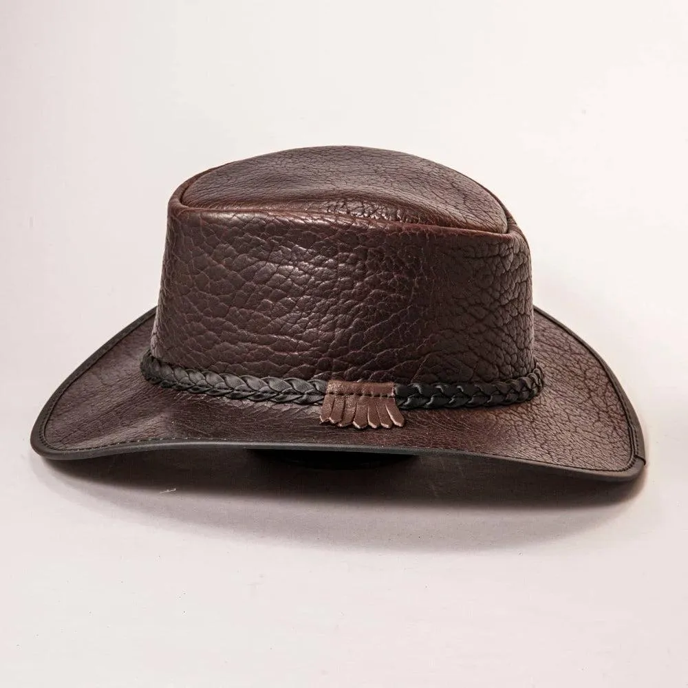 Roughneck | Womens Buffalo Leather Outback Hat