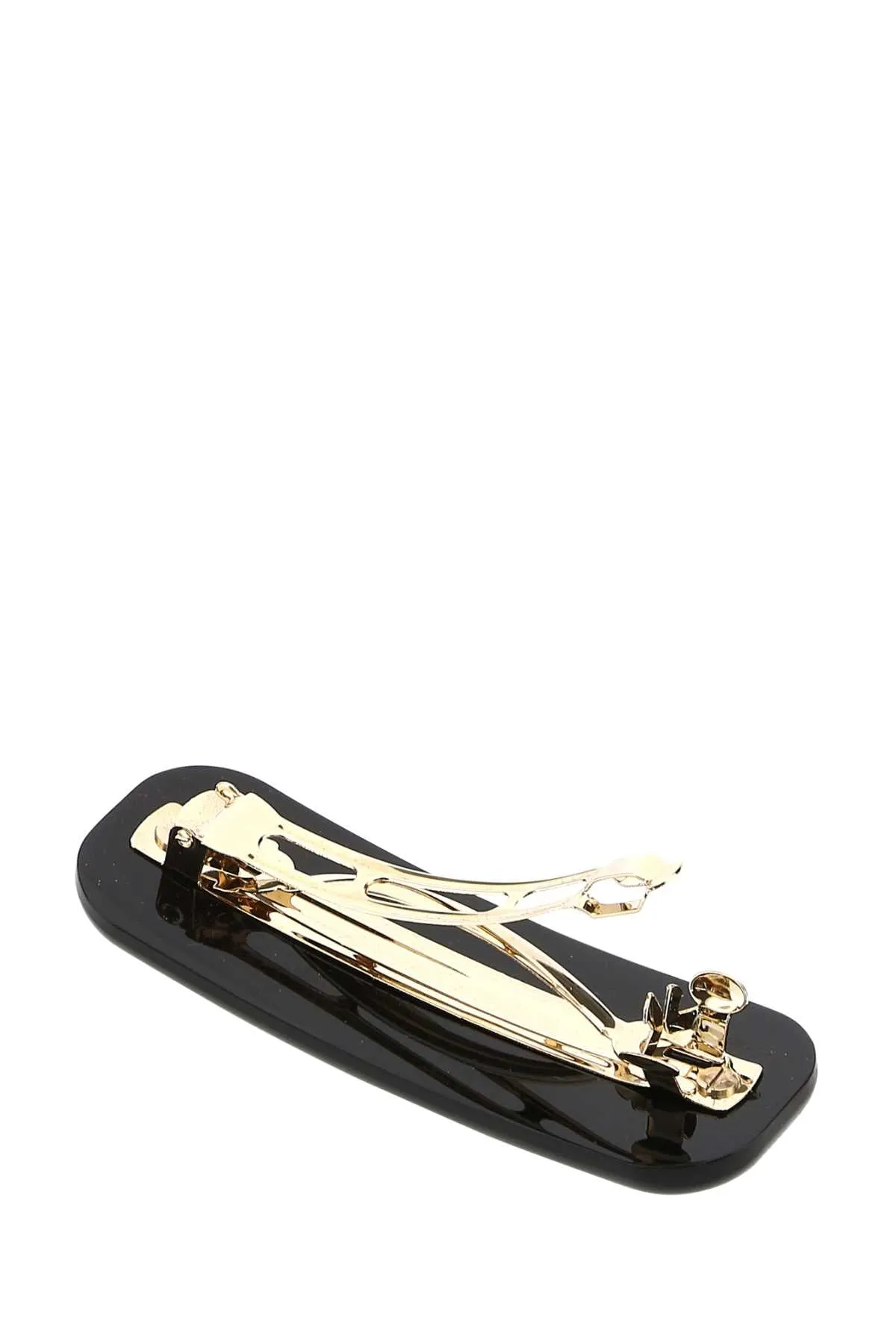 Salvatore Ferragamo Logo Printed Hair Clip