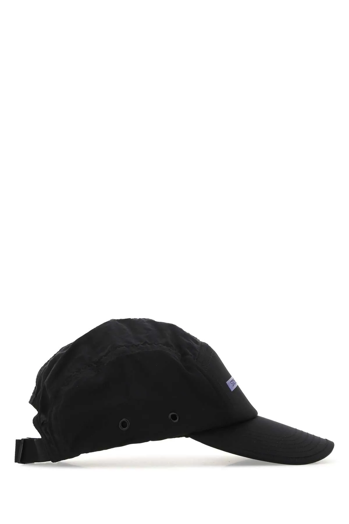 Stone Island Logo Printed Eyelet Detailed Cap