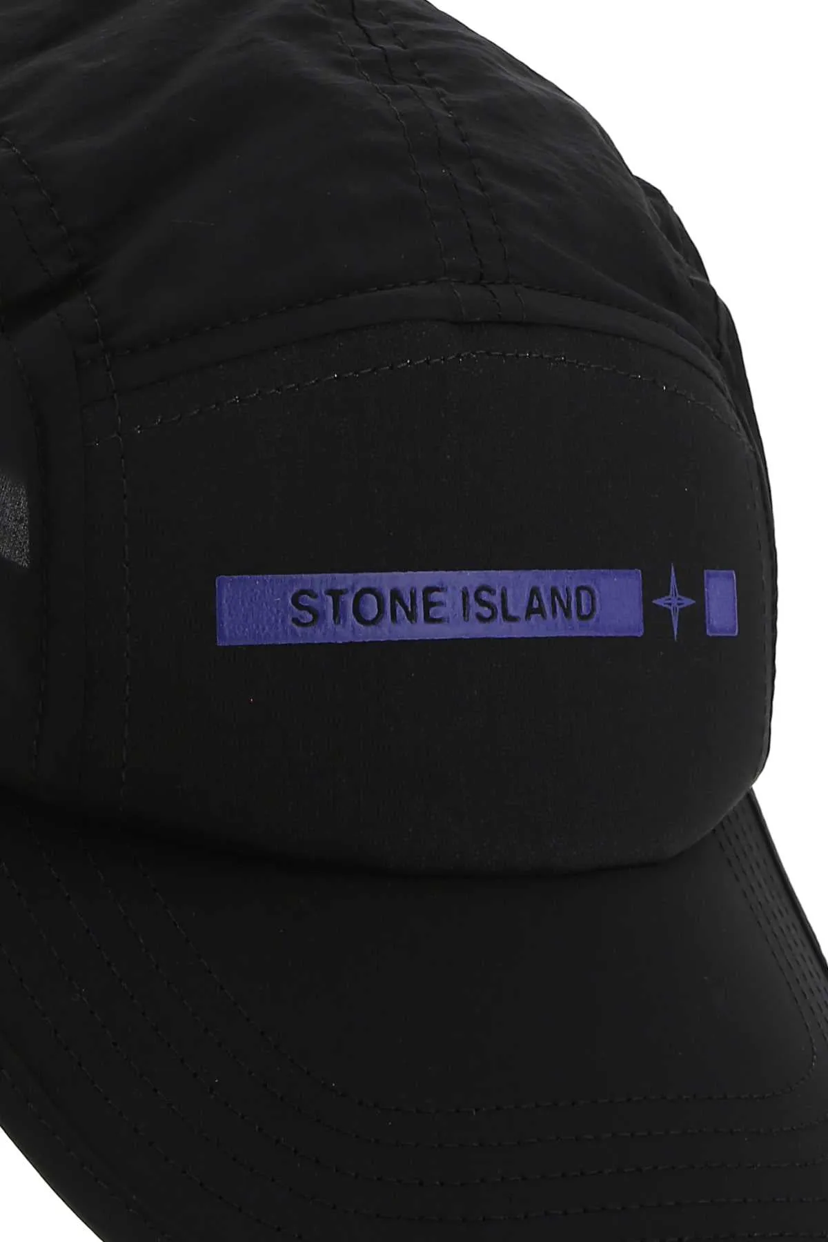 Stone Island Logo Printed Eyelet Detailed Cap