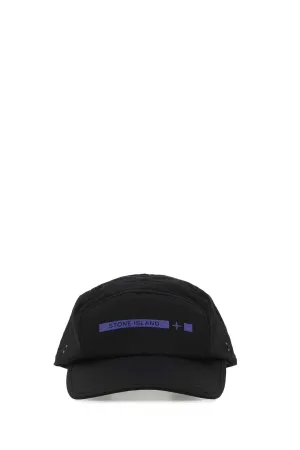 Stone Island Logo Printed Eyelet Detailed Cap