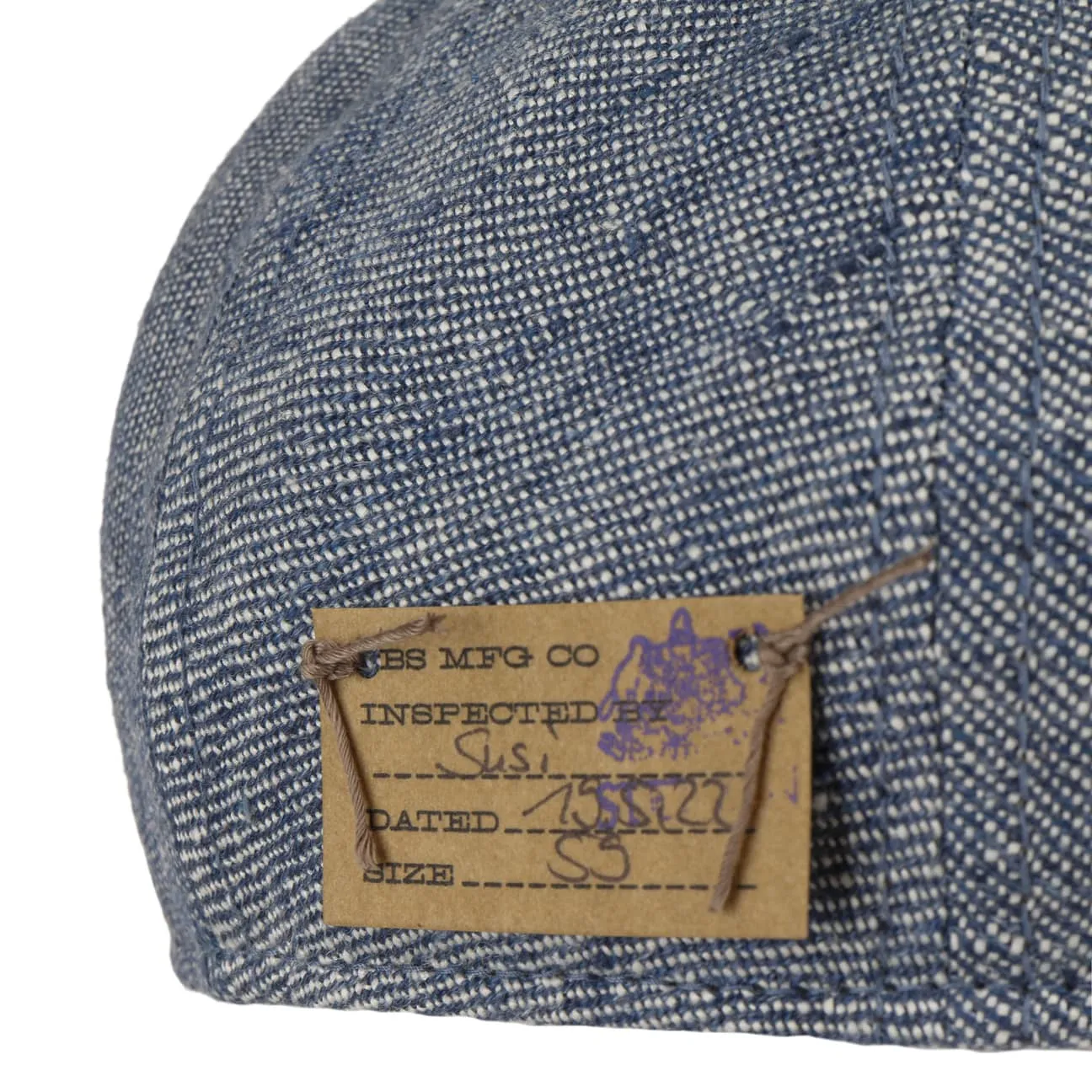 Summer Linen Driver Flat Cap by Stetson