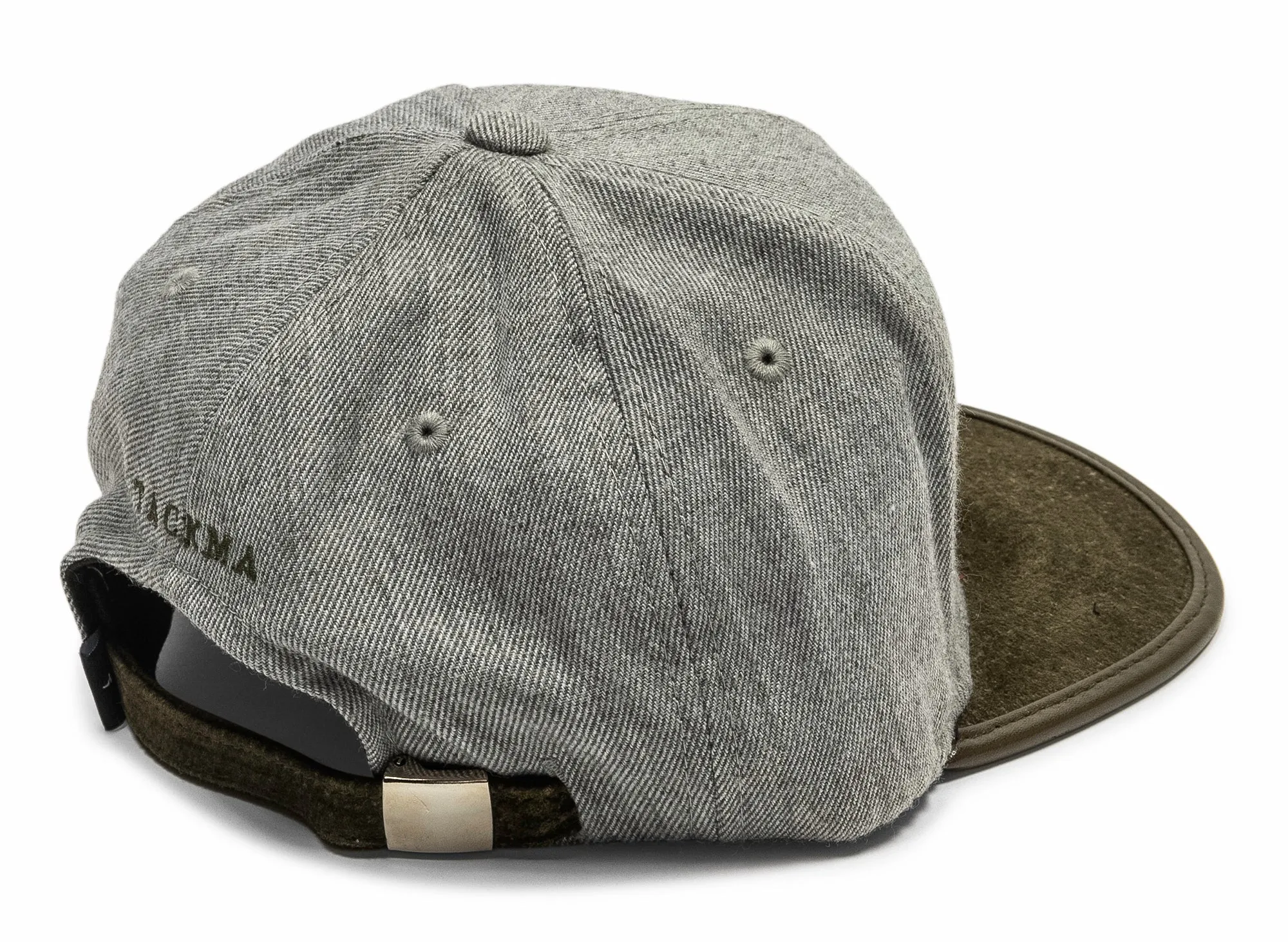 Tackma T Logo Strapback Hat in Grey xld