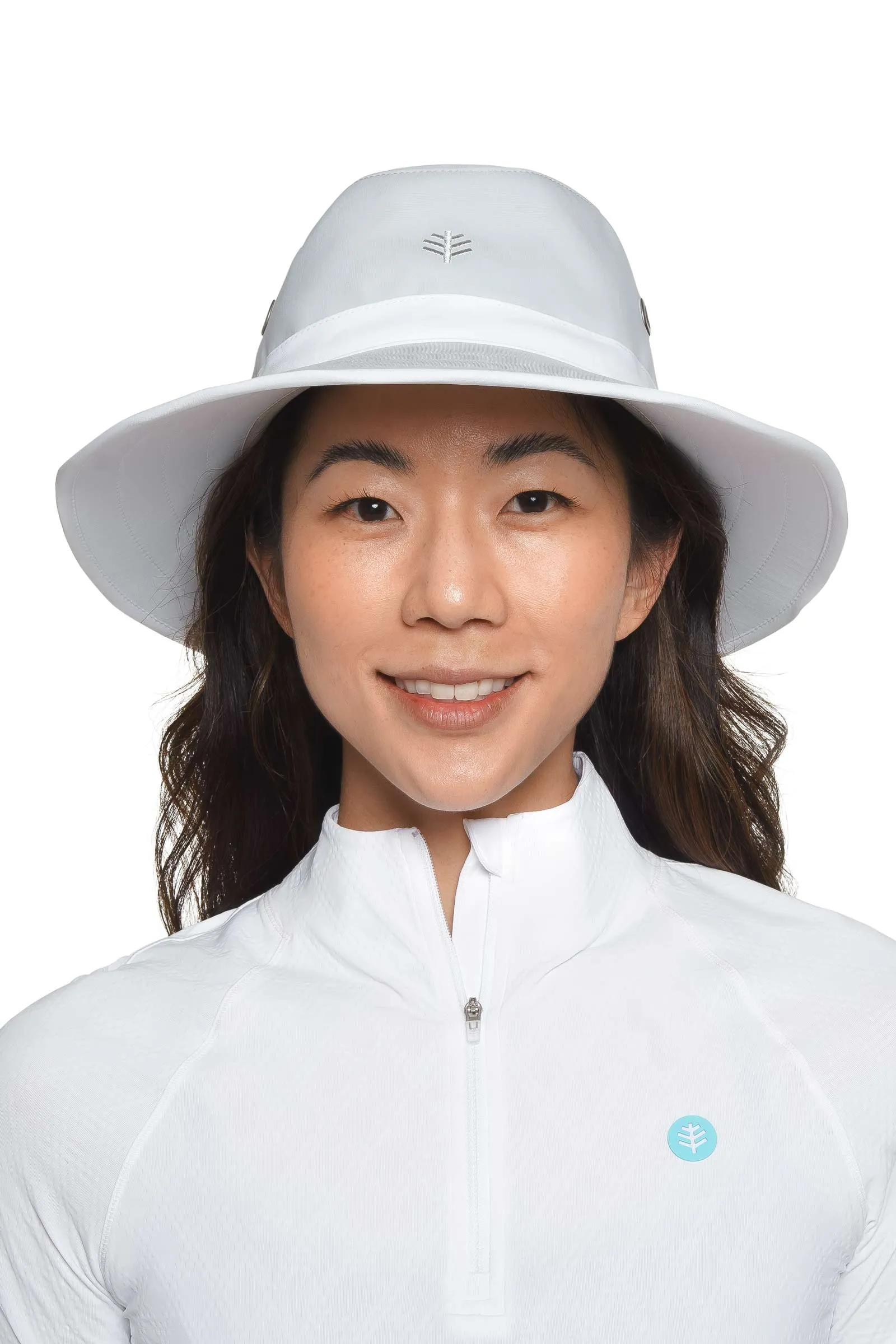 Unisex Matchplay Golf Hat | Silver/White