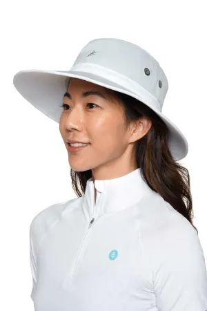 Unisex Matchplay Golf Hat | Silver/White