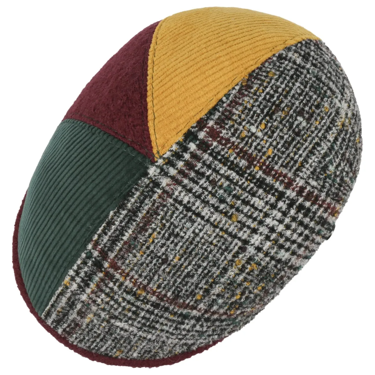 Vadesto Patchwork Flat Cap by Lierys