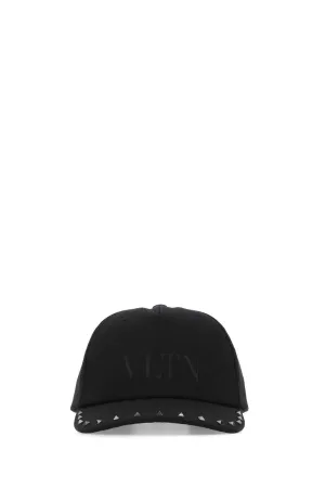 Valentino Garavani Rockstud VLTN Printed Baseball Cap