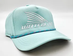 Waterloo Ladies Mint with Multi-Colored Rope Cap - White Tails Up Logo
