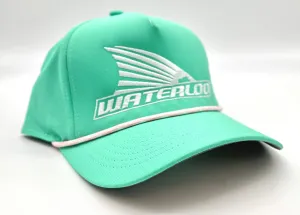 Waterloo Ladies Seafoam with Multi-Colored Rope Cap - White Tails Up Logo